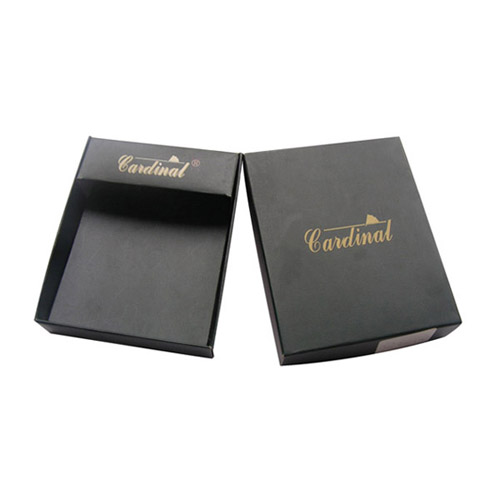 lid off rigid paper custom gift box for wallets