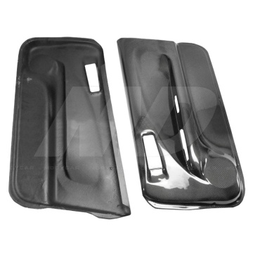 Dmax Style Fiber en fibre de carbone Plaques de porte à l'intérieur des paires pour 1999-2002 Nissan Silvia S15