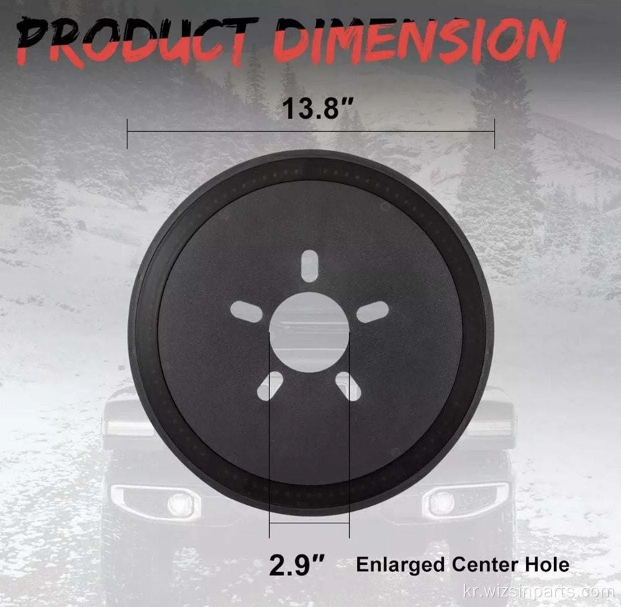 Wizsin 스페어 타이어 3 차 브레이크 라이트