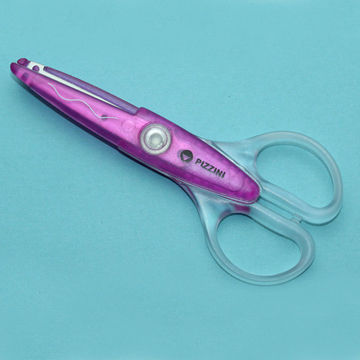 Purple Plastic Handle Stainless Steel Scissors
