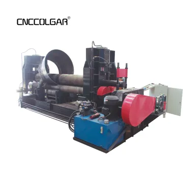 Symmetrical Plate Rolling Universal Upper Roller CNC Steel Sheet Roller Machine