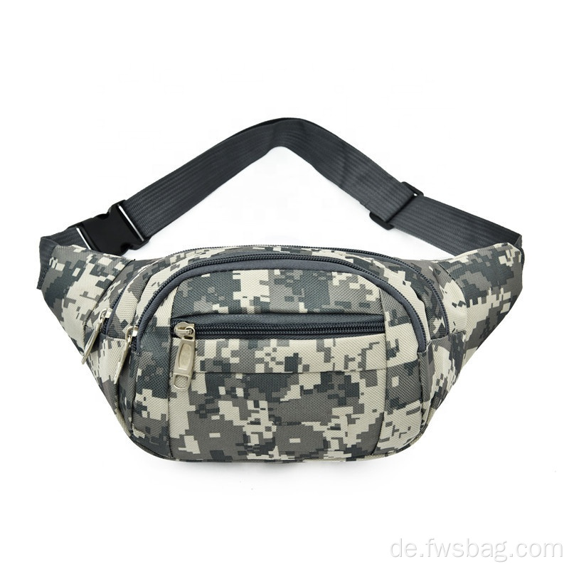 2022 Großhandel Custom Outdoor Wanderwanderung Travel Sporting Running Fanny Pack Chest -Taschen Taktische Tarntüten