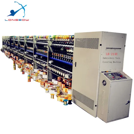 Machine for ST, MS Yarn, Embroidery, Metallic Jari Yarn Coverage