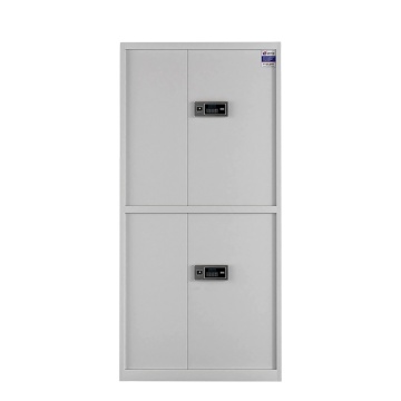 Gabinete de arquivamento de metal de duas seções seguro com fechadura de combinação para armazenamento de escritório