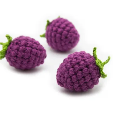 Hot Selling Lovely 100% Cotton Crochet Toy Fruits