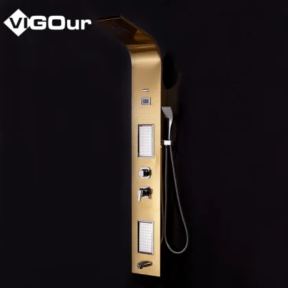 BS-6977 Stainless Steel European Panel Shower Tower with Two Patents - 2020