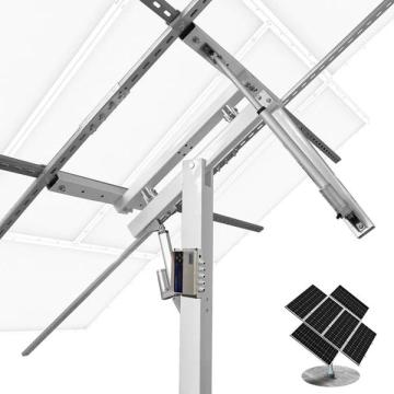 Προσιτό διπλό άξονα Slew Drive Solar Tracker με πλαίσια τοποθέτησης για συστήματα 3kW και 5kW