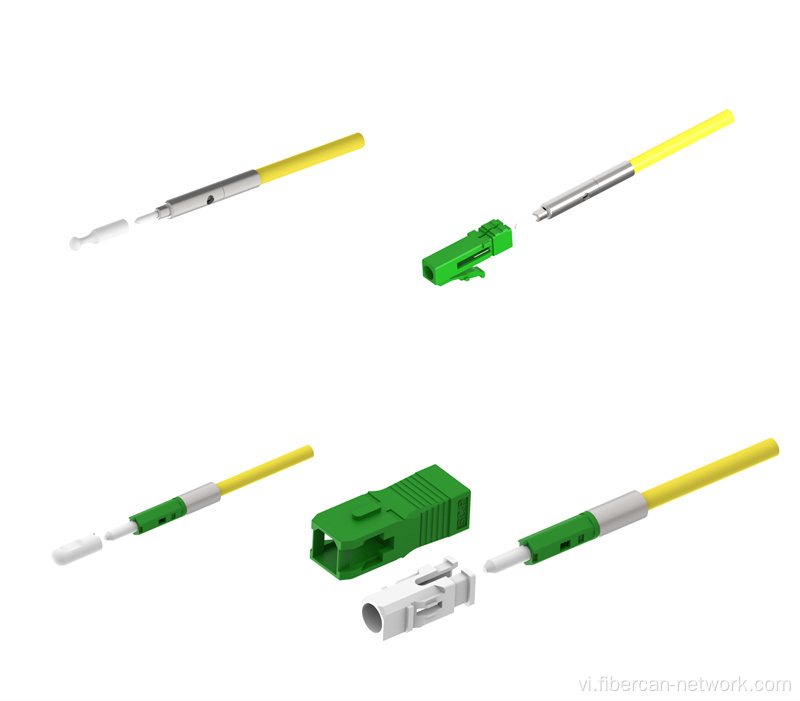 Đơn vị Ferrule LC và SC được chấm dứt trước