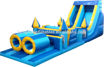 Jumpfun 40ft blue inflatable bouncer slide
