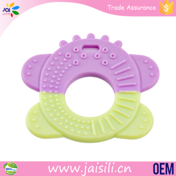 safey food grade baby teething toys silicone teether