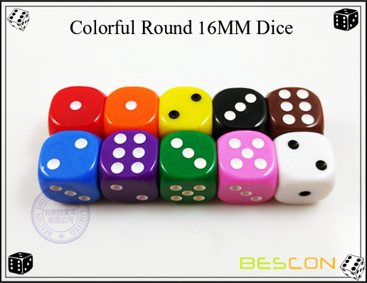 16+ Game With Colored Dice