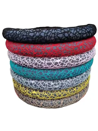 PU Ice Silk Car Steering Wheel Cover for Hot Summer