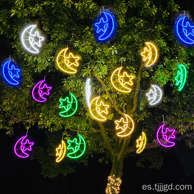 Luces de color colgantes impermeables al aire libre