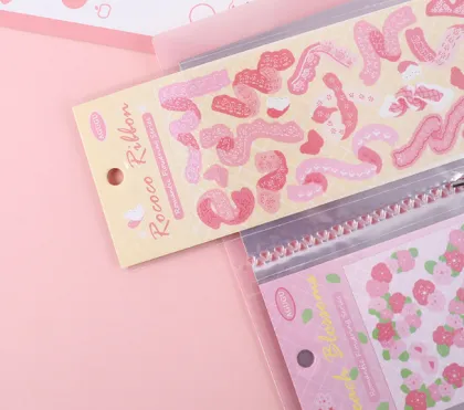 Korean Goo Card Stickers Collection Album Holder