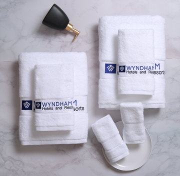 Custom 100%cotton thick quick dry hotel bath towel