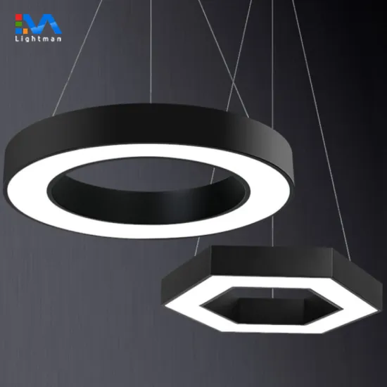72W 1000mm Hexagon LED Pendant Linear Ceiling Panel Light - Solid or Hollow