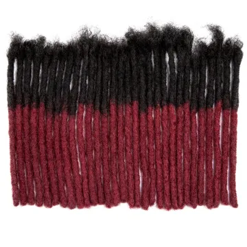 BLT 4-24inch dreadlock hair extensions dread loc extension human hair handmade dread lock hair extension multiple colors