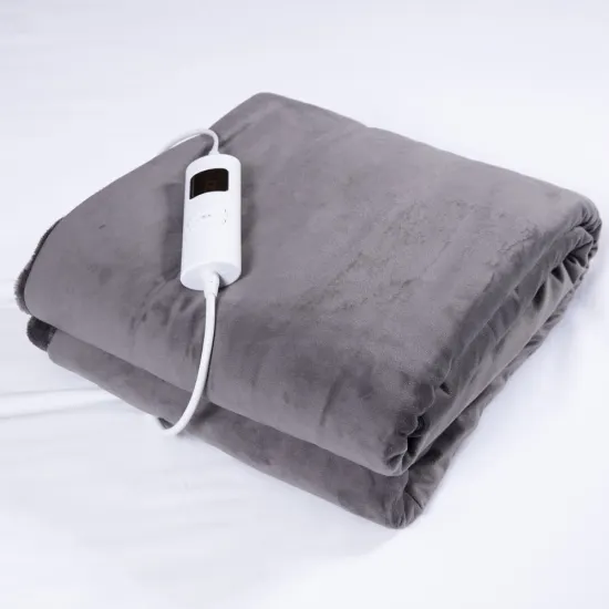 High-Quality Polyester Heated Throw Blanket with CE Certification: Electric Warmth for Comfort