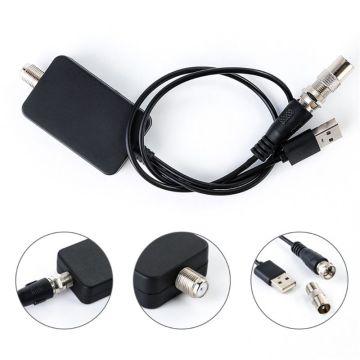 Low Noise USB TV Antenna Amplifier Digital Hd DVBT2 Signal Booster for TV Aerial