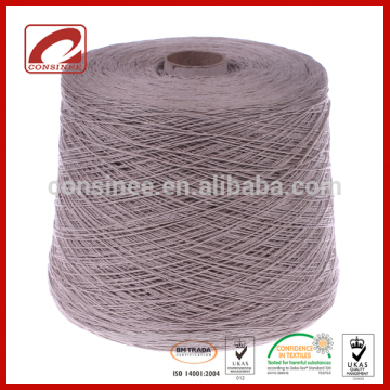 Top Line stock fancy tape style yarn blended with linen and cotton