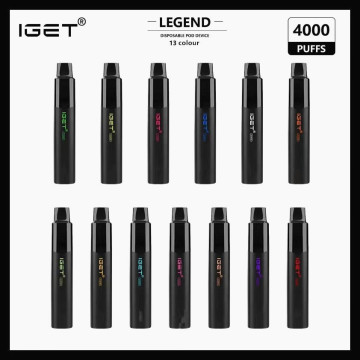 良質のIget Legend 4000パフ使い捨ての蒸気