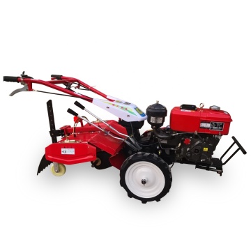 Low Price Gasoline Walking Tractor Power Tiller 7.5hp Mini Agricultural Tillers