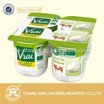 Yogurt Packaging Laminating Film Jelly Cup Sealing Roll Film Cups Heat Sealing Film