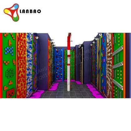Creative Indoor Playground Climbing Walls - Soft Rock Climbing Wall Equipment