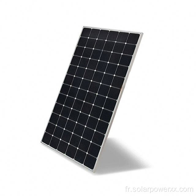 Tout panneau solaire monocristallin noir pour un usage domestique