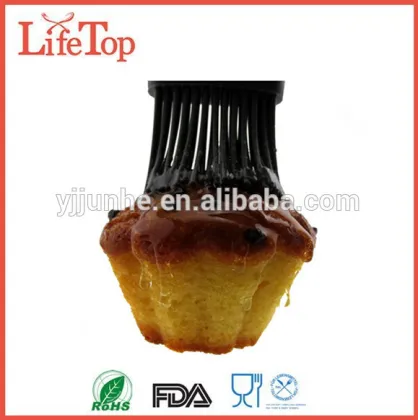 12" Stainless Steel Handle With Silicone Brush Barbecue Sauce Baster