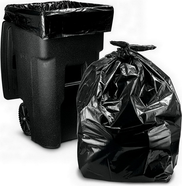 Plastic Garbage Bags Blue Trash Bags Black Bin Bag Liner