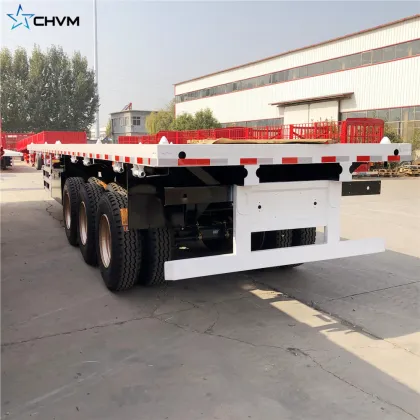 3 Axle Flatbed Truck Trailer