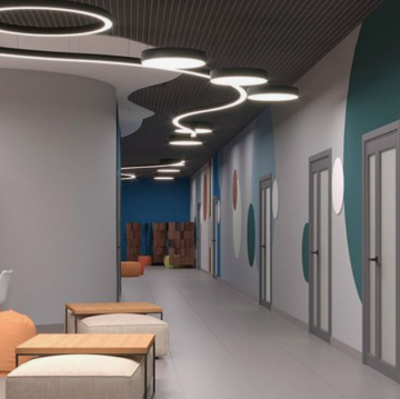 ETL Certified ROHS Indoor Pendant LED Lights for Offices and Commercial Spaces