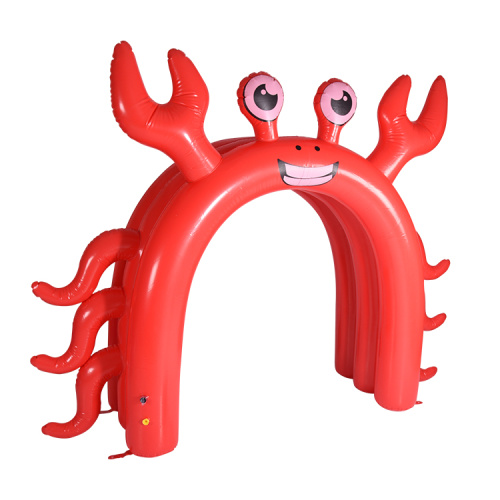 Custom crab spray water inflatable arch spray sprinkler