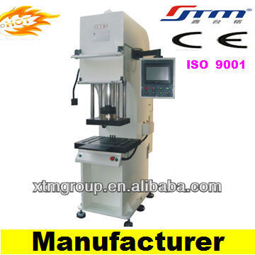 High Performance of C-type NC Hydraulic Machine for Riveting Various Small Parts of the Press-fit Assembly with Stroke Limit