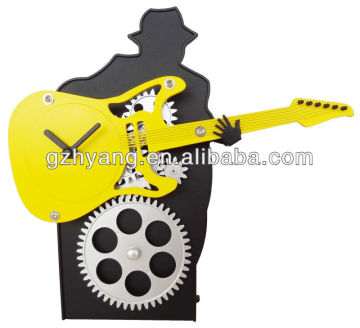 Guitar player gear desk clock manufacturer