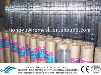 Galvanized welded wire mesh