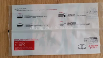 Plastic Laminated Frozen Bag for quick frozen food