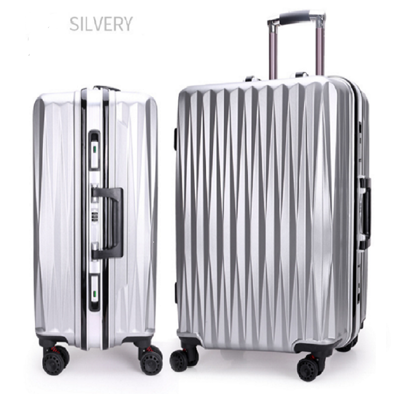 Silvery Trolley Luggage