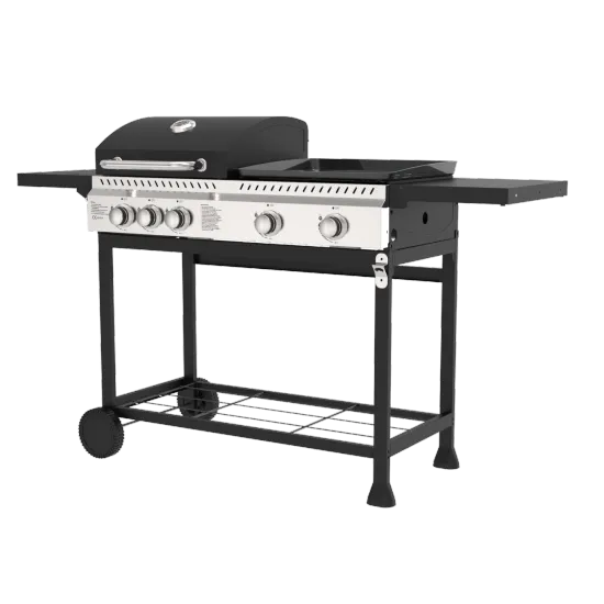 Stainless Steel 5 Burner Factory OEM Portable BBQ Grills for Indoor and Outdoor Use