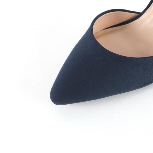 China Ladies Black High-heeled Slingback Manufactory