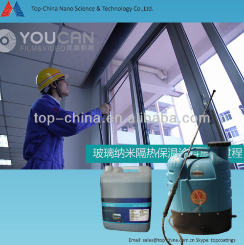 Blue transparent anti UV nano insulation coating