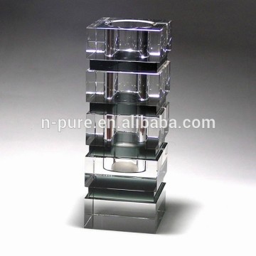 Fancy Tall Crystal Vase