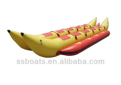 Sunshine double tube inflatable banana boat water entertai