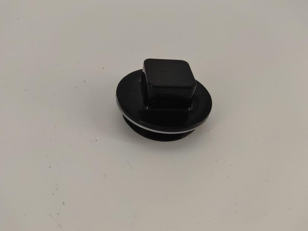 ABS FITTING CLEANOUT ADAPTER WITH PLUG