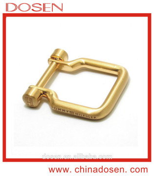 Customized plating light gold metal belt for seat adjuster / wholesale metal belt buckle .