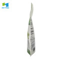 cosmetic stand up tea pouches printing packaging usa
