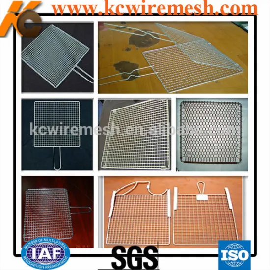 Circular barbecue grill wire mesh