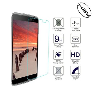 HUYSHE For Alcatel idol 3 5.5inch best 9h 0.3mm thickness tempered glass screen protector