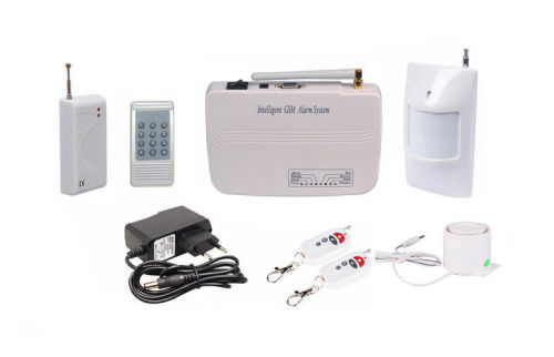 9 Wireless Guarding Zones / Wireless Burglar Alarm System With 4 Sensors